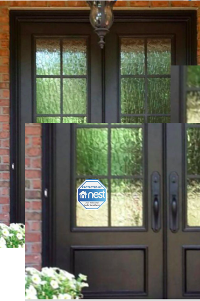 BLINK Home Security Decal Sticker Camera Door Window Decal
