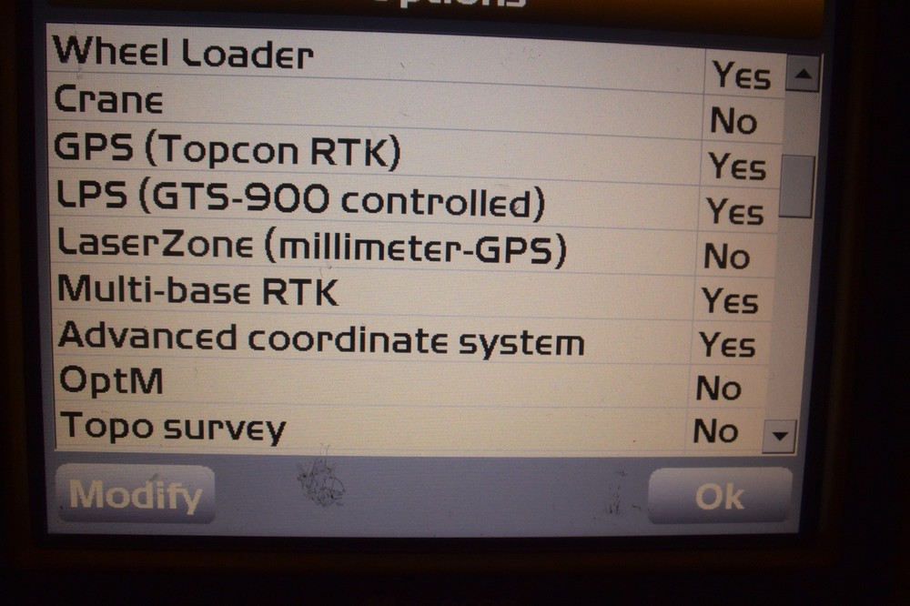 Topcon SmartGrade Control Panel Model GX-55 MANY OPTIONS #874