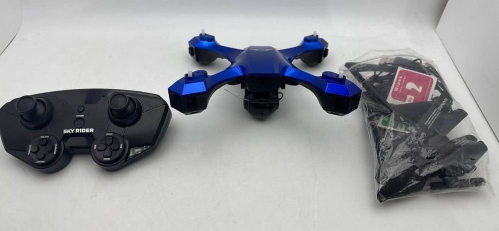 Helios Quadcopter Drone WiFi Camera VR Goggles 360 Flips 300Ft Range Foldable