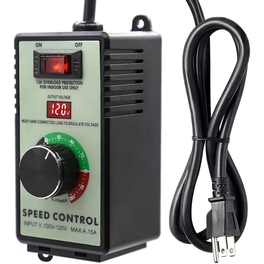 Maintenance Part AC Motor Speed Controller 120V with LED Display for Tools