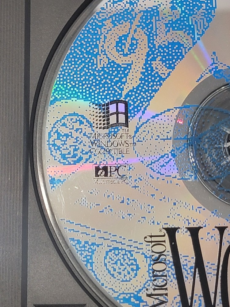 Microsoft Works CD-ROM Microsoft Home COA Vintage PC Software