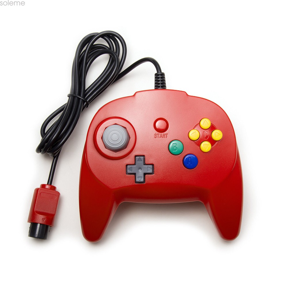 For Nintendo 64 Video Game Console Gamepad Joystick Joypad Wired Controller