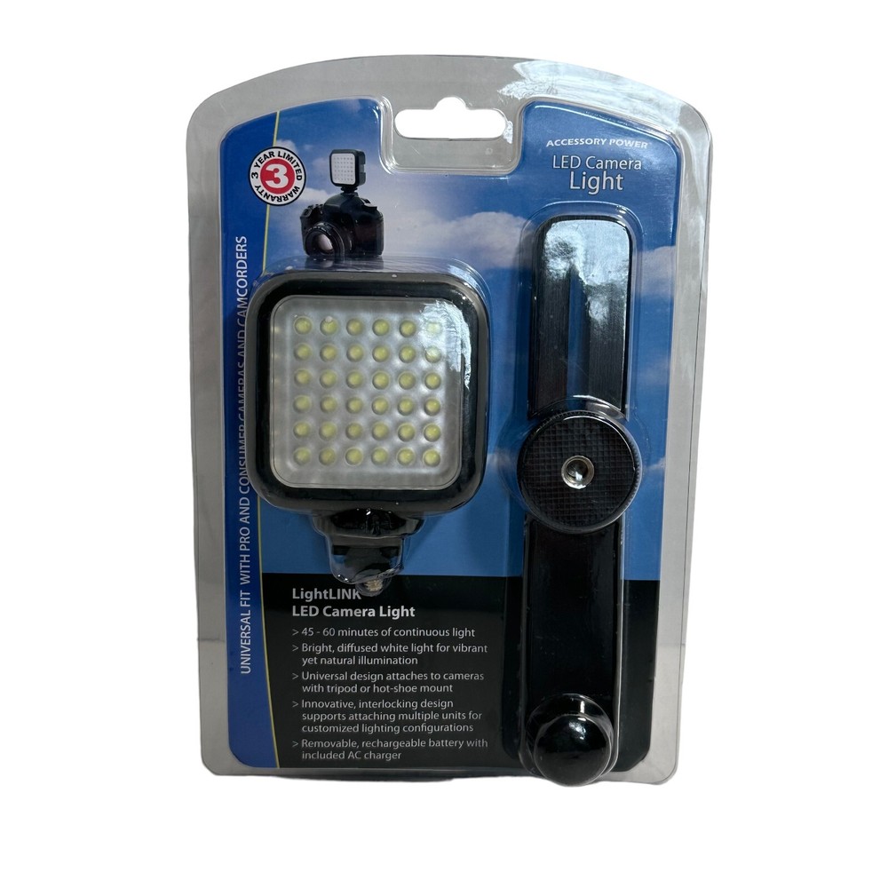 ENHANCE LightLINK LED Camera Light Universal Fit Cameras & Camcorders