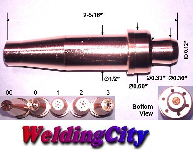 WeldingCity® Acetylene Cutting Tip 3-101 #00 for Victor Torch | US Seller Fast
