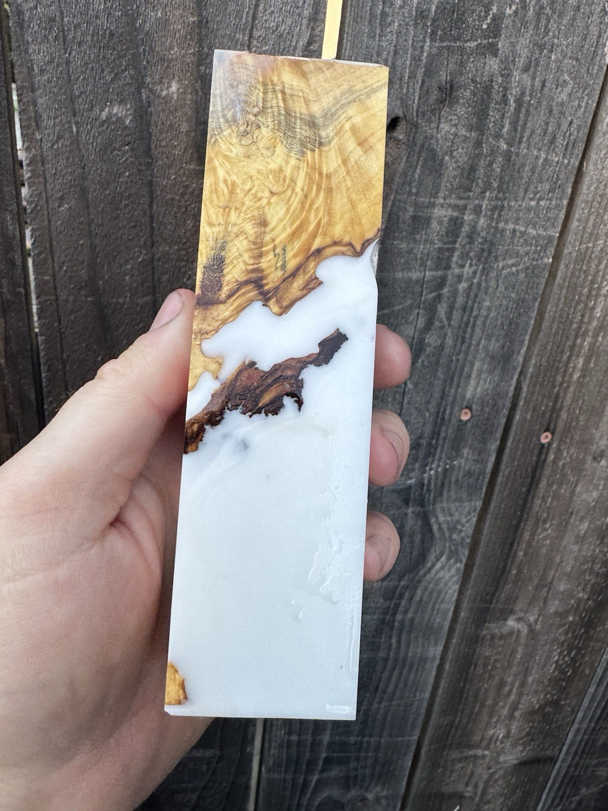 Stabilized Buckeye Burl Hybrid Resin, Duck Call, Knife Scales, Pen Blanks