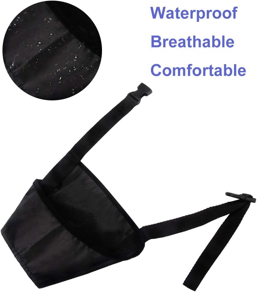 7PCS Adjustable Dog Muzzle Set - Soft, Comfy, Anti-Bite/Bark/Chew Cover