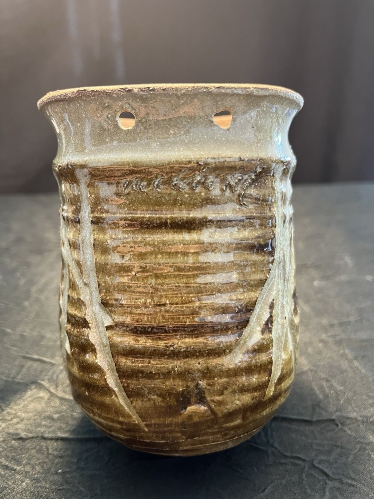 Studio art pottery wall pocket