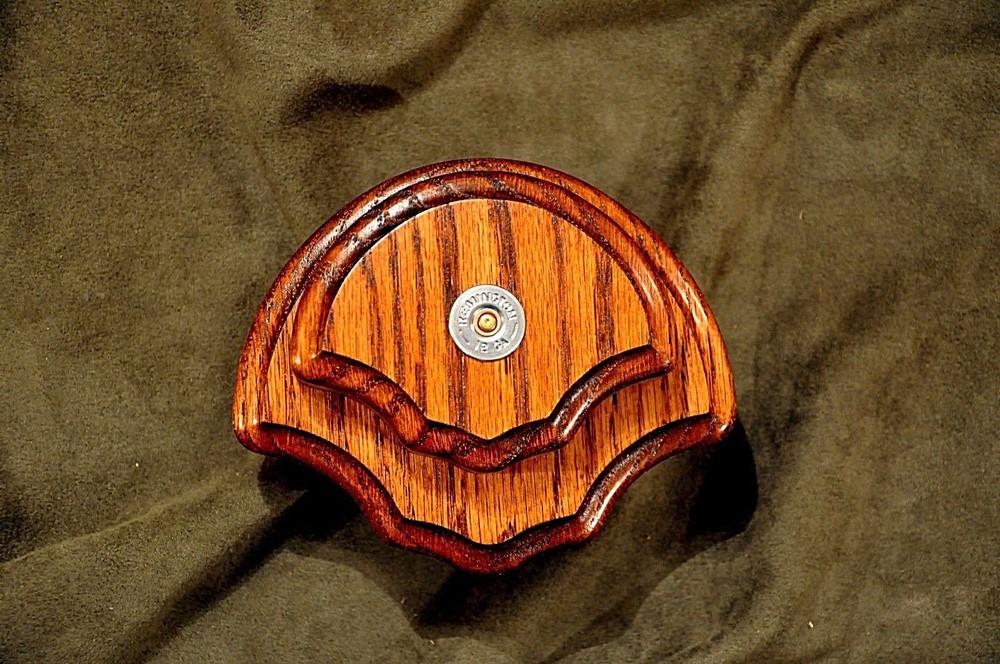 OAK FAN TAIL PANEL PLAQUE TAXIDERMY GROUSE TROPHY