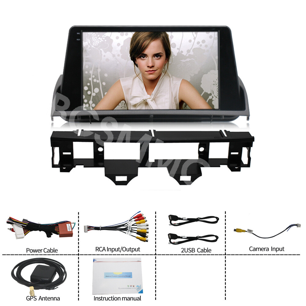 Radio Car Multimedia Player Split Screen Head Unit Fit For Mazda 6 2004-2015