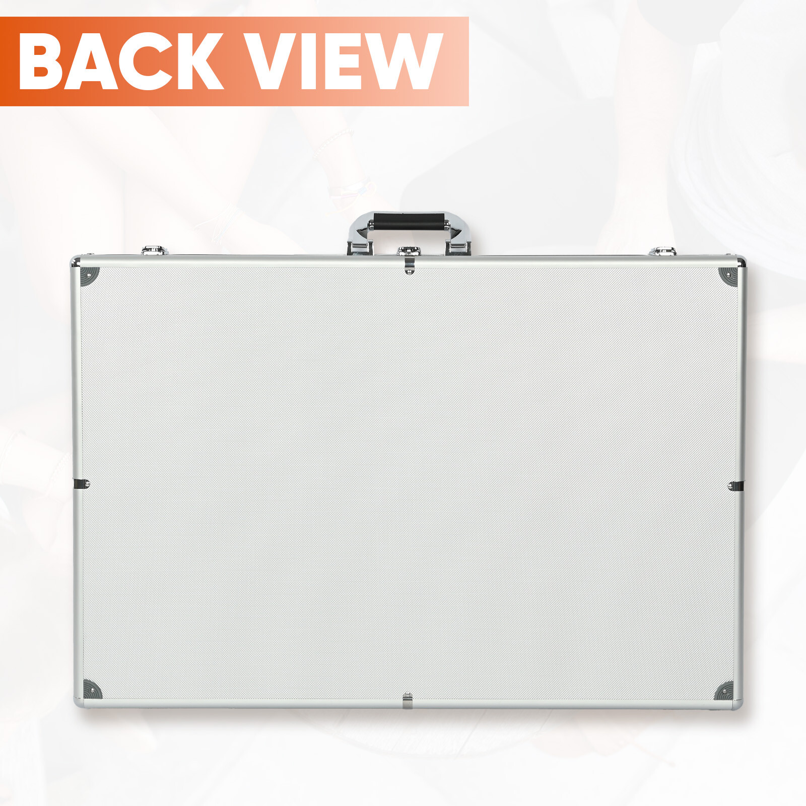 Locking Aluminum Display Case Showcase 34" x 22" Trade Show f Card Coin Jewelry