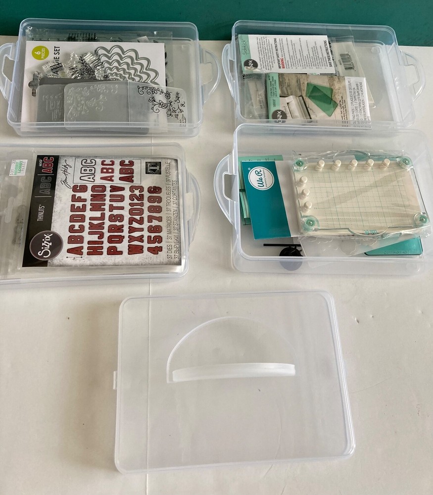 Sizzix Lot and Stackable 4 Tray Carry Around Organizer