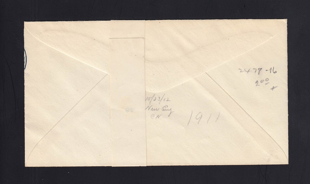 U418a, UPSS #1983-16 Mint Envelope MISPLACED Stamp & CC - UNUSUAL