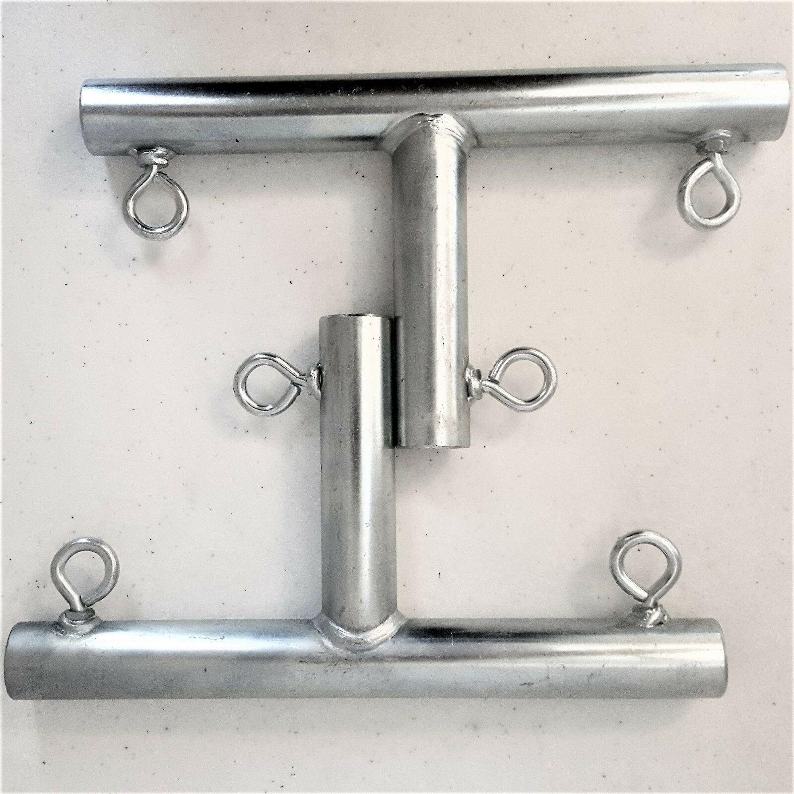 FVFT 2pc 3-Way T-Shaped Canopy Fitting for 1 3/8" Pipe