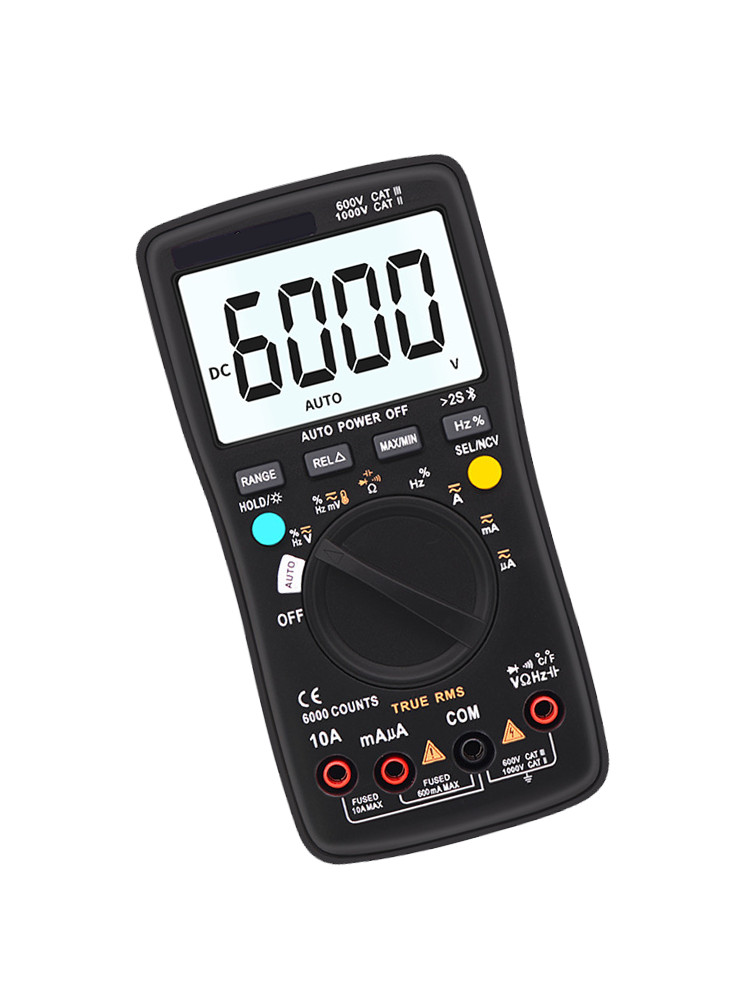Wireless Digital Multimeter True RMS Manual/Auto Ranging 6000 Counts DMM