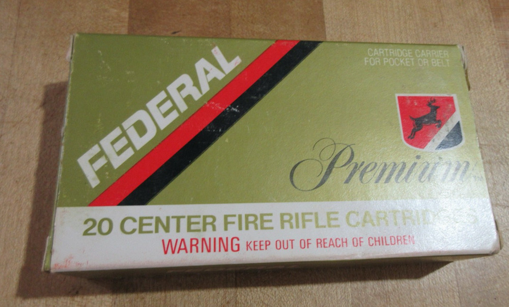 Empty Ammo Box Federal Premium 270 Winchester  with insert (dl)