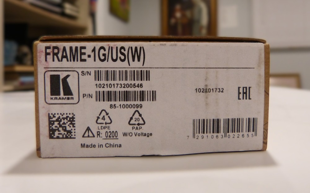 Kramer FRAME-1G/US(W) White