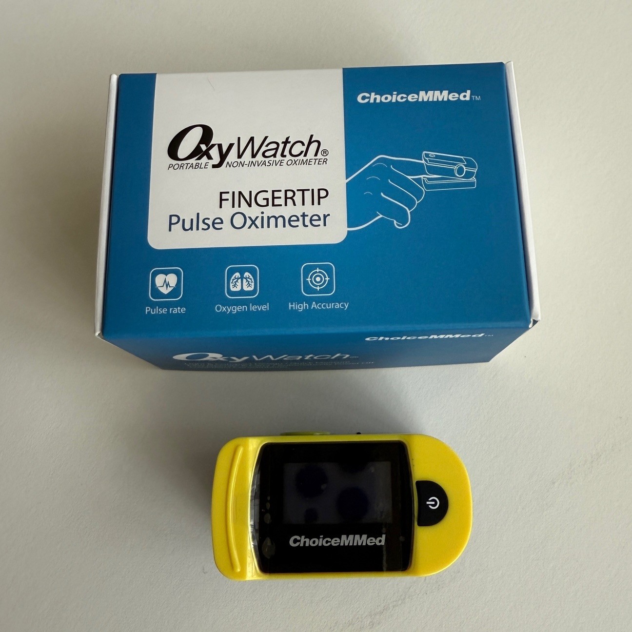 NEW ChoiceMMed Fingertip Pulse Oximeter Bluetooth (MD300C208)