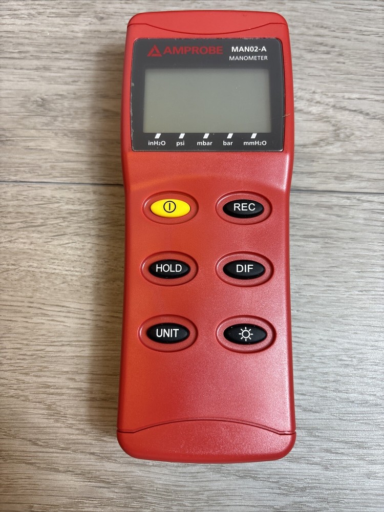 Amprobe MAN02A Differential Pressure Manometer