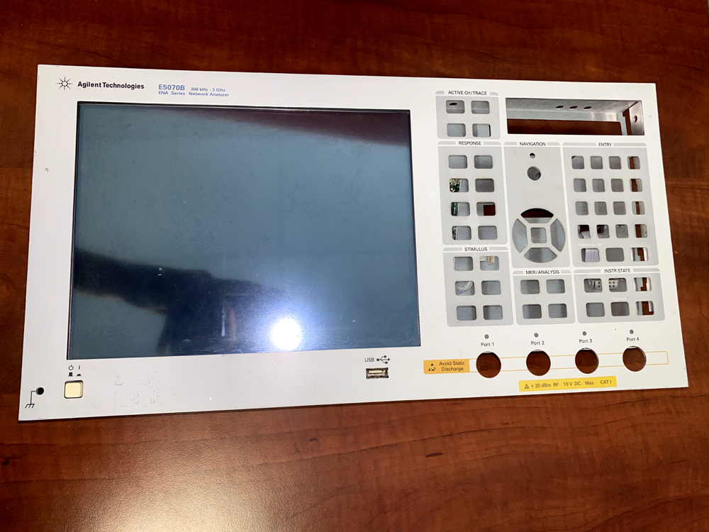 Agilent E5070B Front Display Panel *AS SHOWN/ AS IS*
