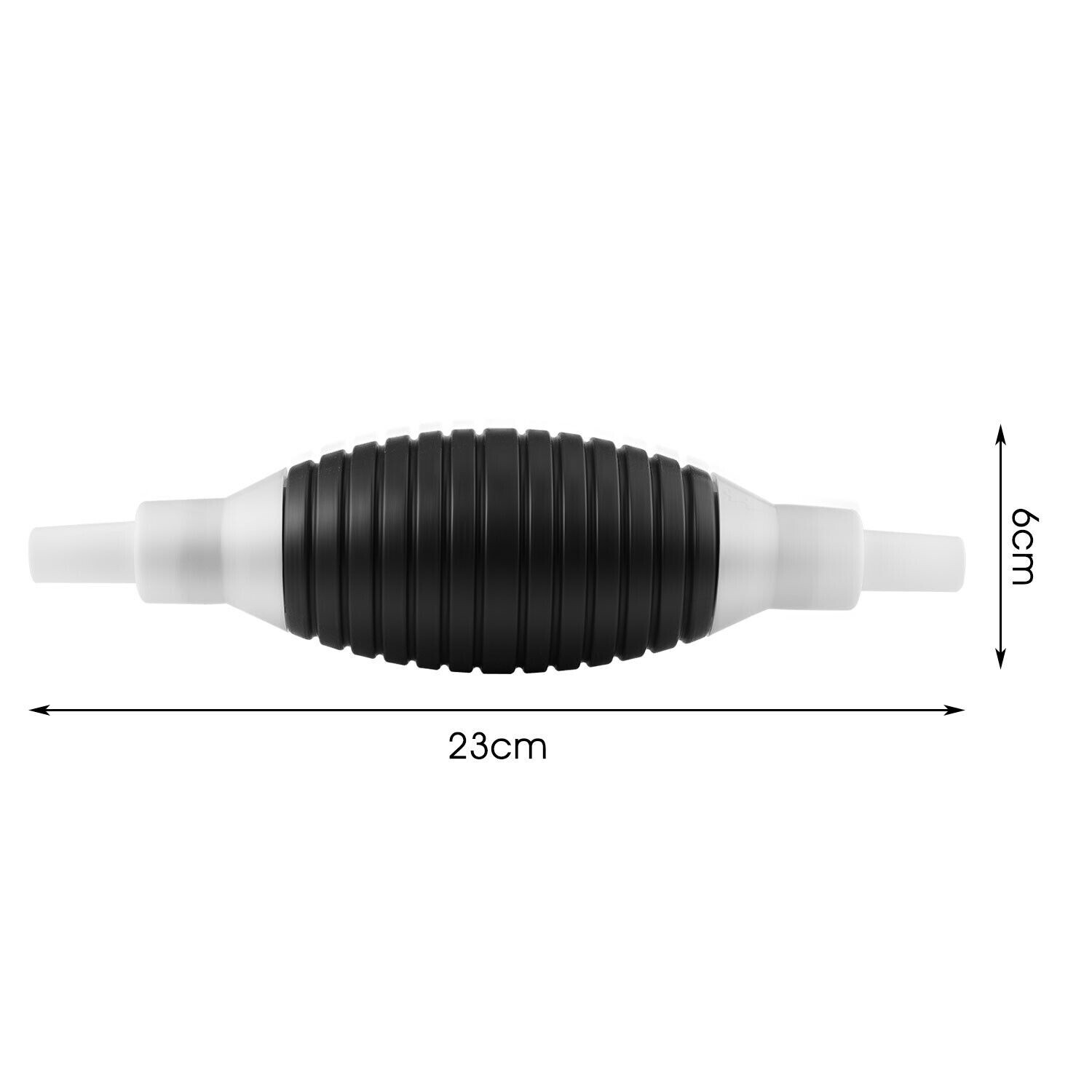 2PCS Siphon Pump Gas Transfer Gasoline Siphone Hose Oil Water Fuel Transfer Hand