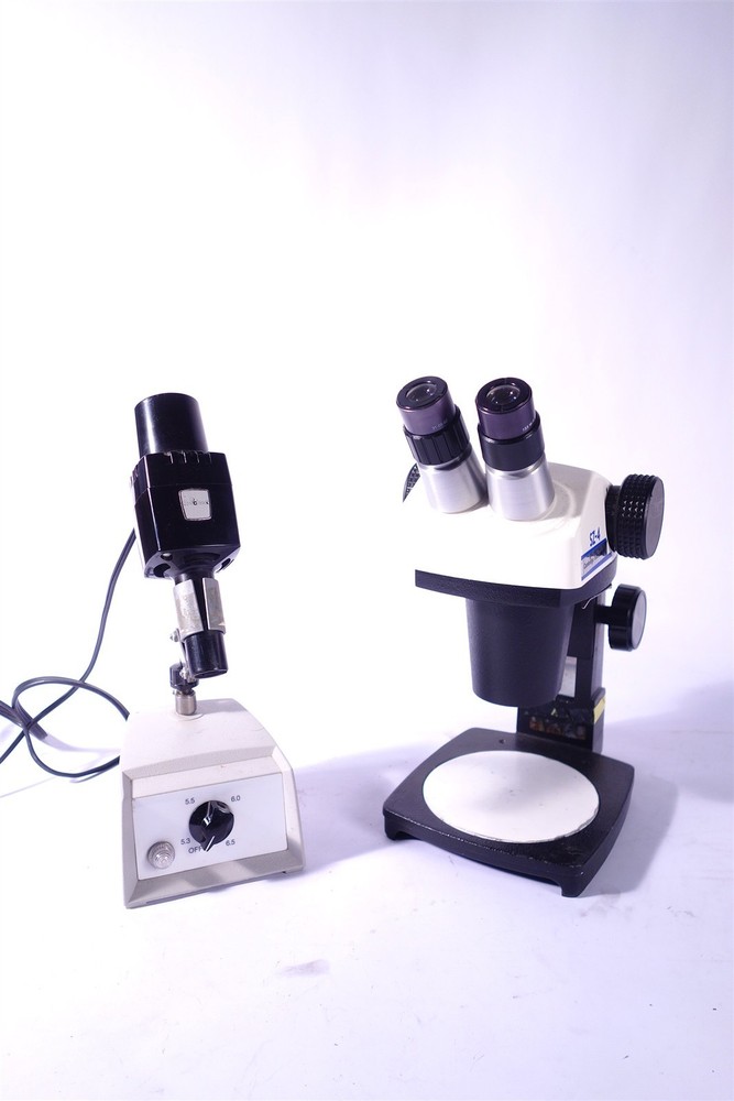 Bausch Lomb / Cambridge Instruments SZ-4 Stereo Microscope + Light Source