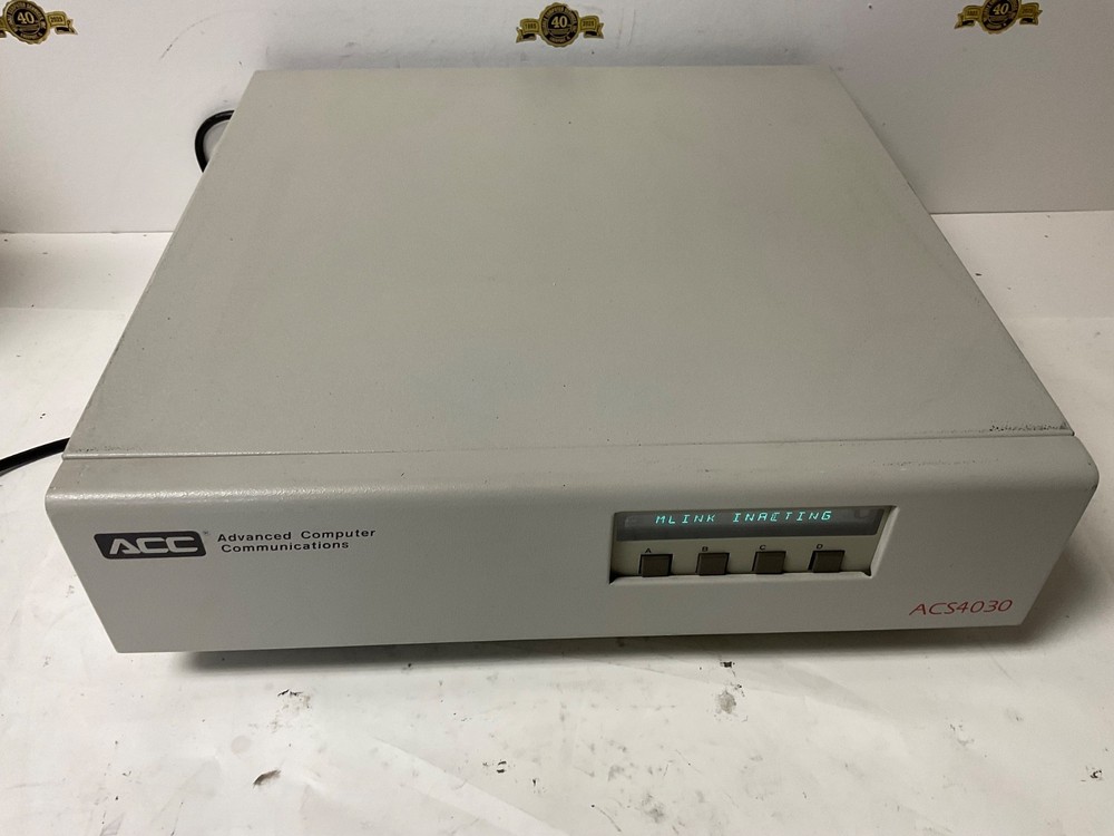 ACC Advanced Computer Communication model ACS4030 powers up & self test fine