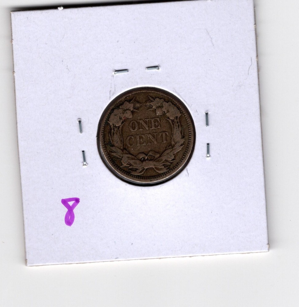 1858- Flying Eagle Cent- F