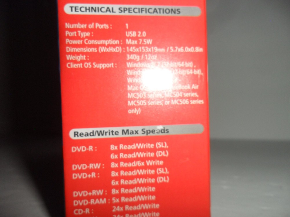 Buffalo Portable DVD Multi Recorder DVSM-PC58U2VB