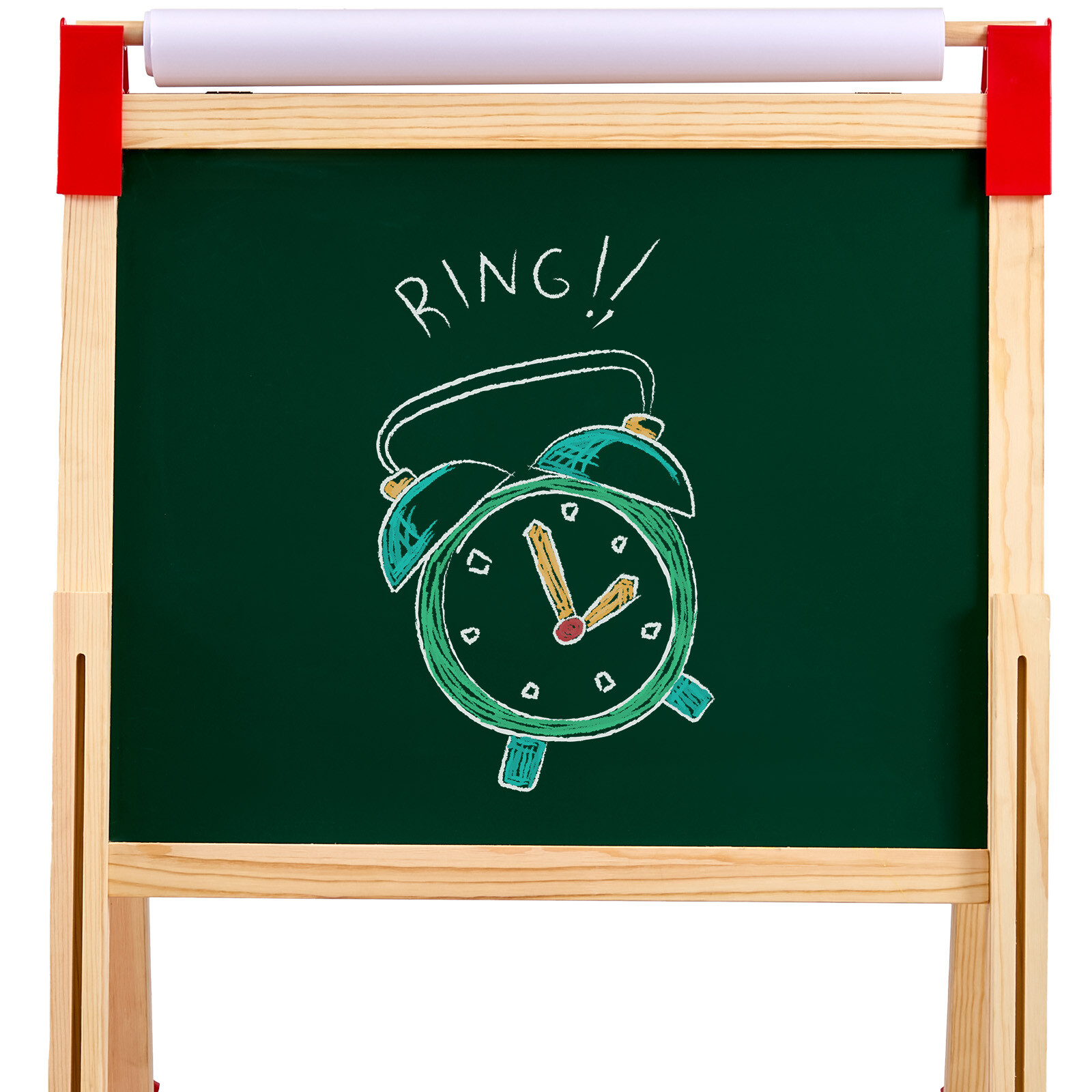 VEVOR 3-in-1 Kids Art Easel Double-Sided Wooden Magnetic Whiteboard Chalkboard