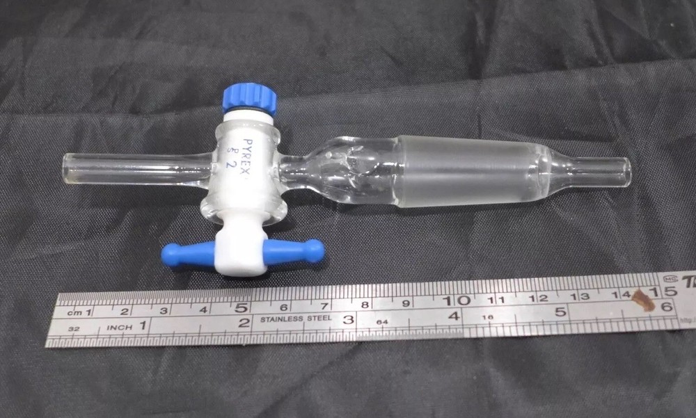 CORNING Pyrex Flow Control Adapter, drip through 19/32 inner/M joint