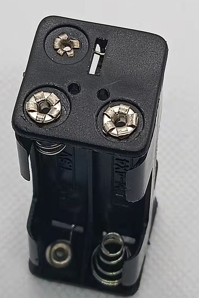 3pcs4 sections No.7 back pack 6V garbage can battery box with contac