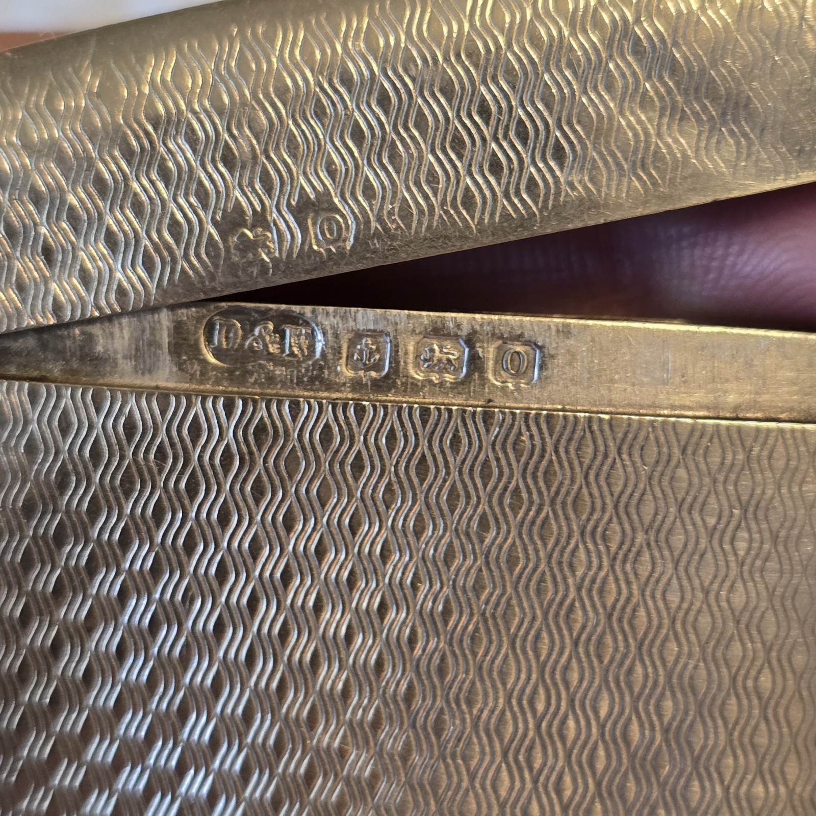 Antique Deakin & Francis Vesta Case Match Safe Holder Sterling Circa 1913 London