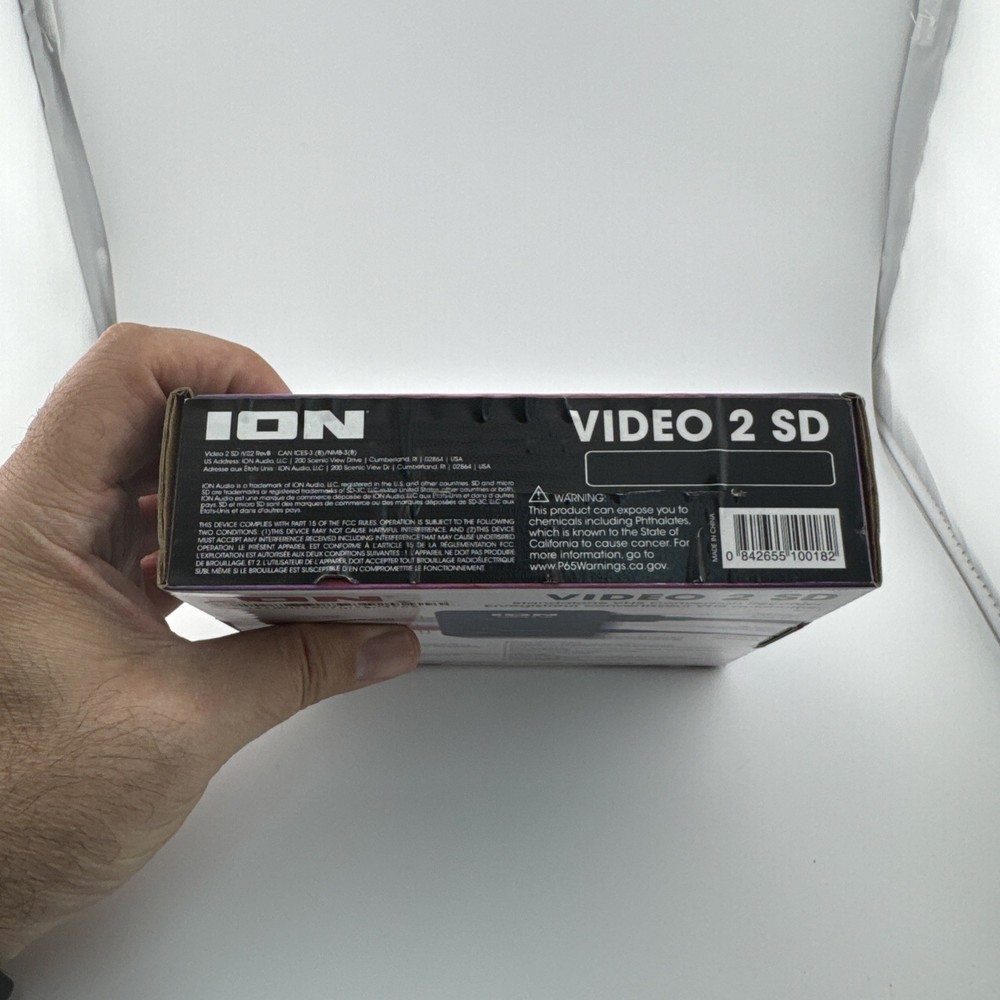 ION VIDEO 2 SD STANDALONE VHS CONVERSION RECORDER HDMI