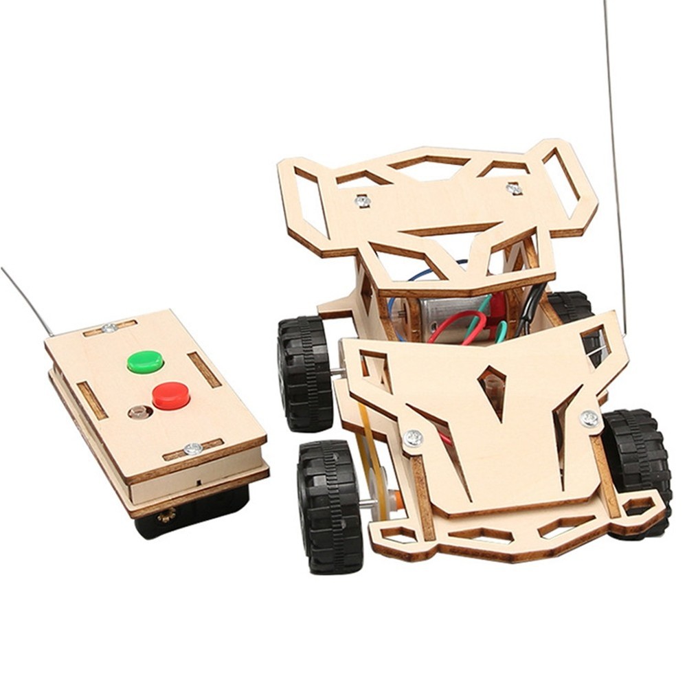 DIY Remote Control Four Wheel Drive Racing Elementary School Students2654