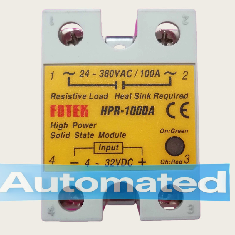 HPR-100DA 1PCS NEW fotek Solid state relay HPR-100DA