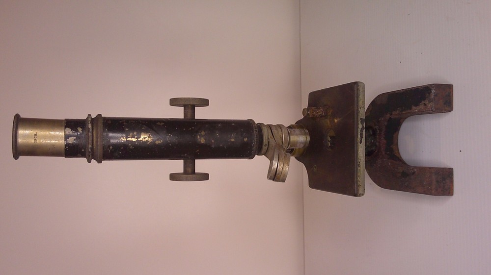 Antique Brass Bausch & Lomb Microscope monocular missing Lense Z130