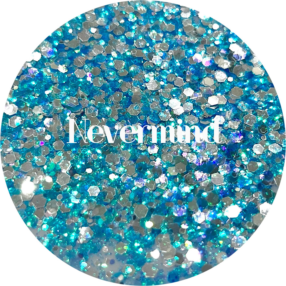 Premium Polyester Glitter - Blue Chunky Mix
