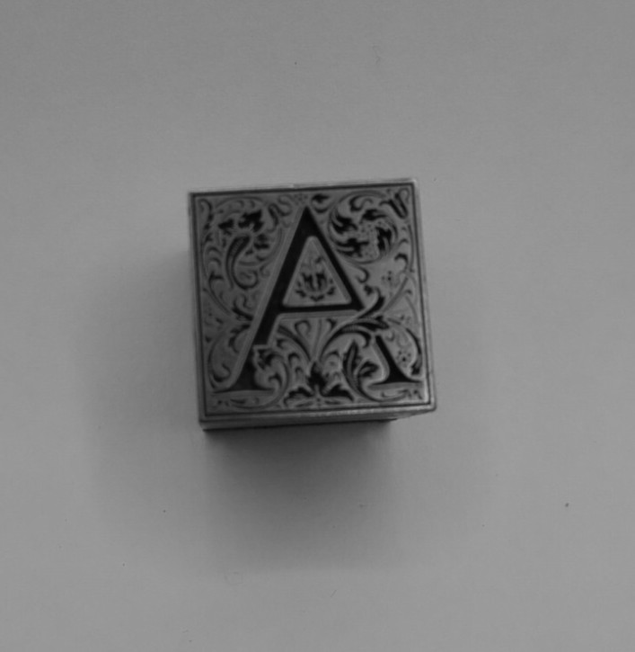Printing Letterpress Printers Block Colister Letter A