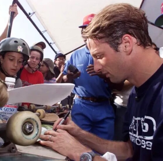 Tony Hawk Autographed Skateboard