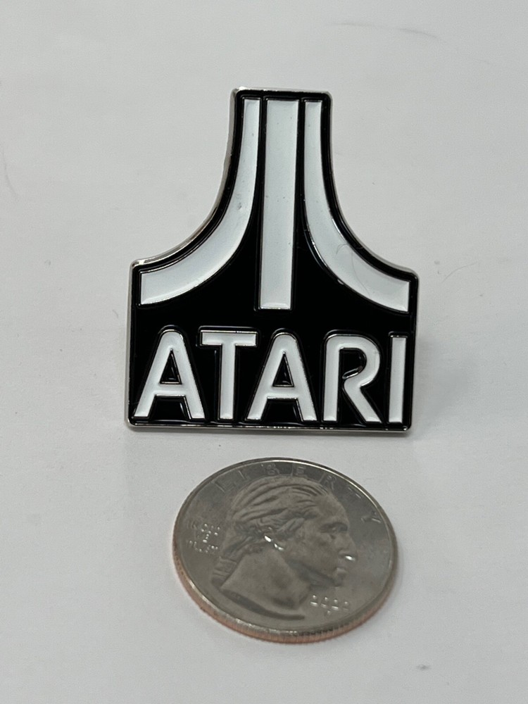 *NEW* Atari Logo glow-in-the-dark lapel pin