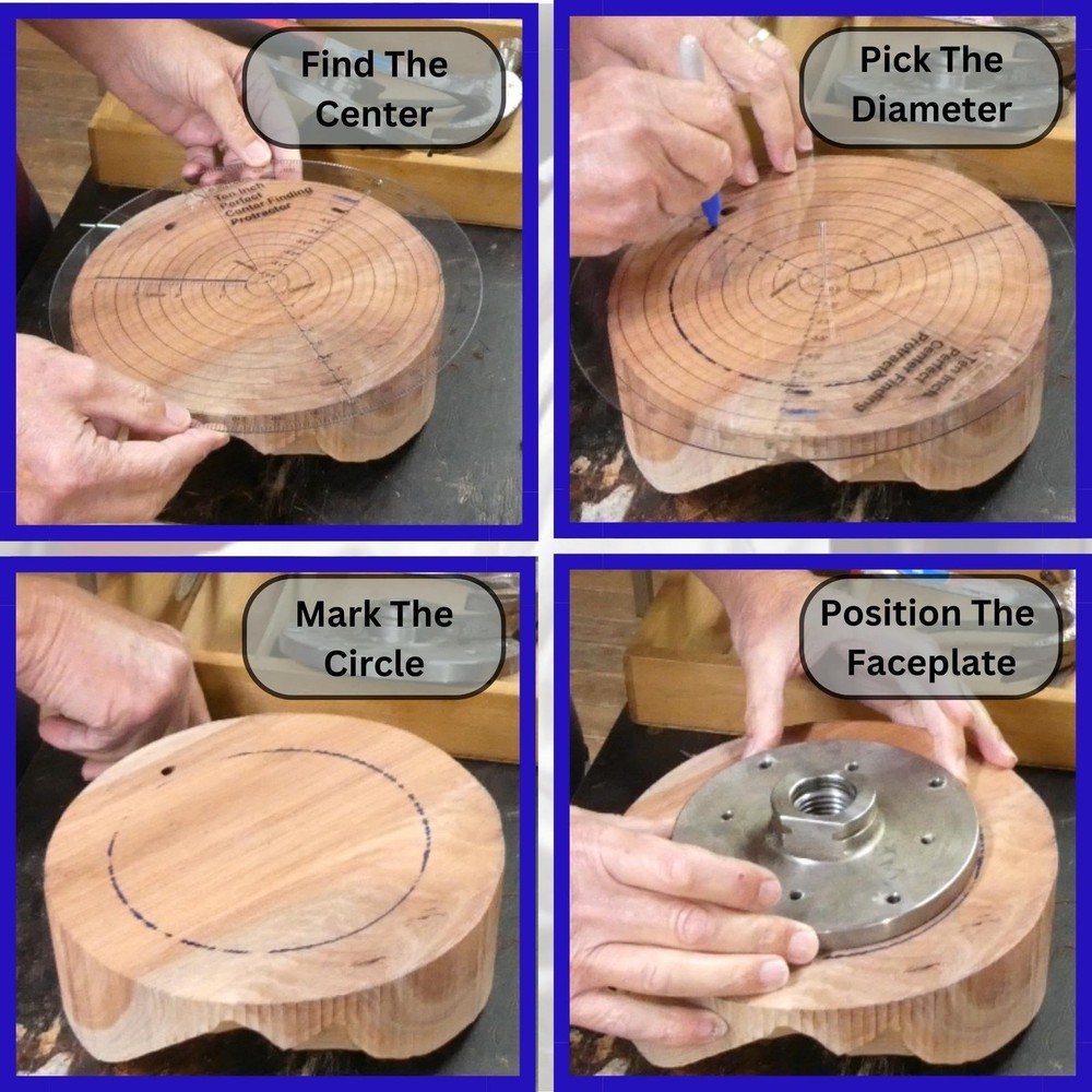 This Clearly Printed 10 Circle Center Finder Tool Protractor And Circle Maker T