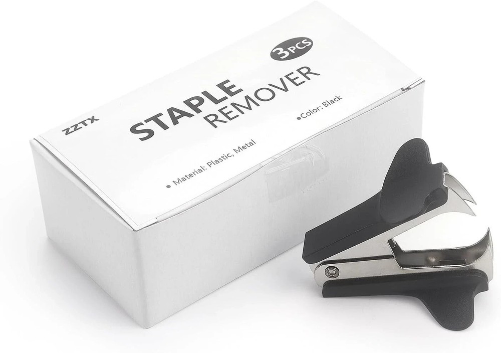 Staple Remover Staple Puller Removal Tool for School Office Home 3 Pack
