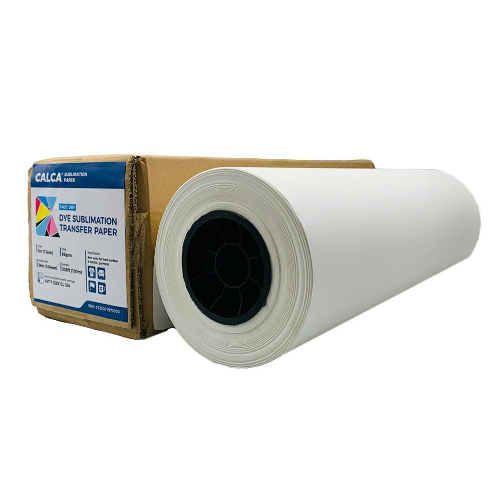 CALCA 95gsm 44" x 328ft Dye Sublimation Paper for Heat Transfer Local pickup