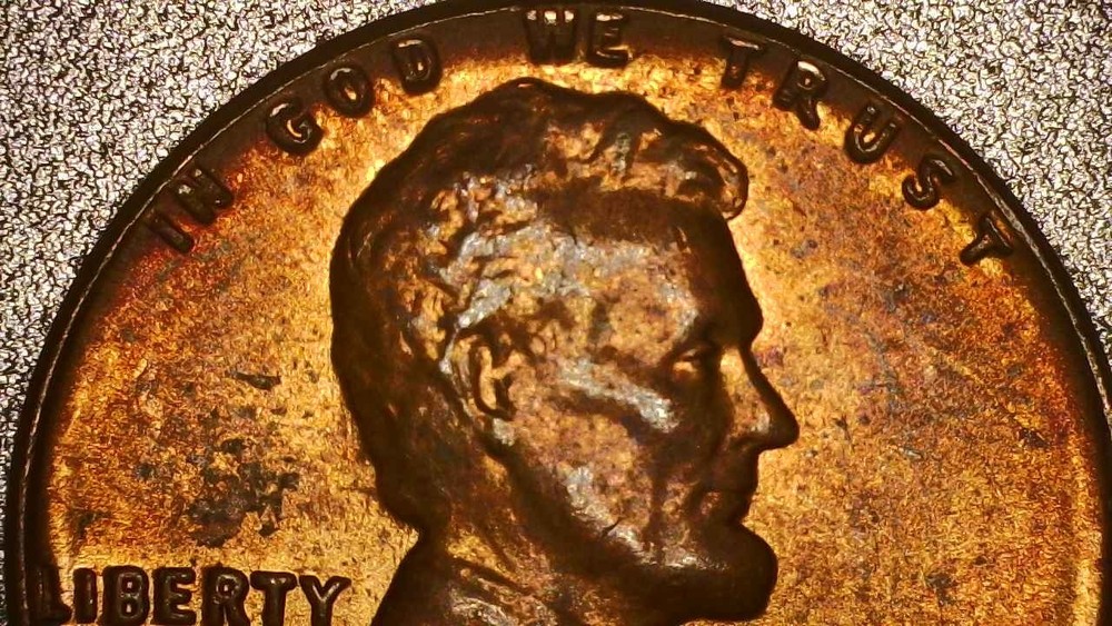 1964 copper penny with mint errors