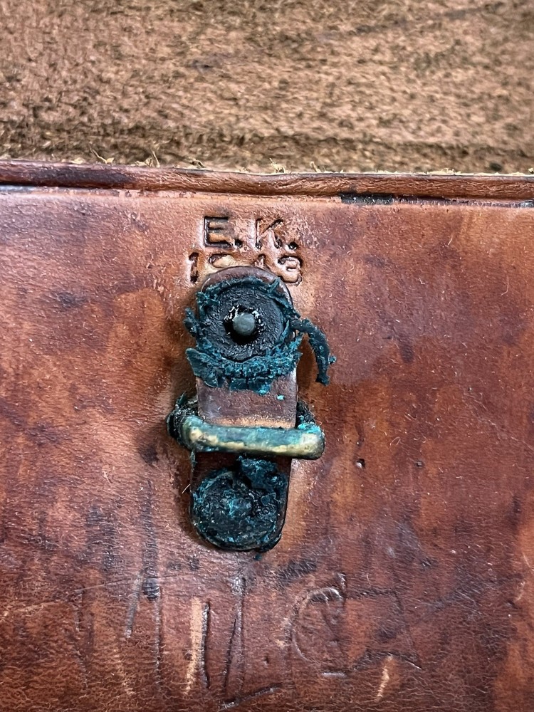 WWII 15th Cavalry Regiment Grouping Papers Dog Tags Ribbons Pins ETC ETO Neat