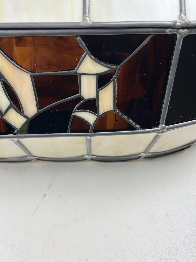 Billiards Pool Stained Glass Light Fixture