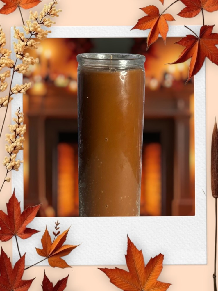 7 Day Plain Candle Brown
