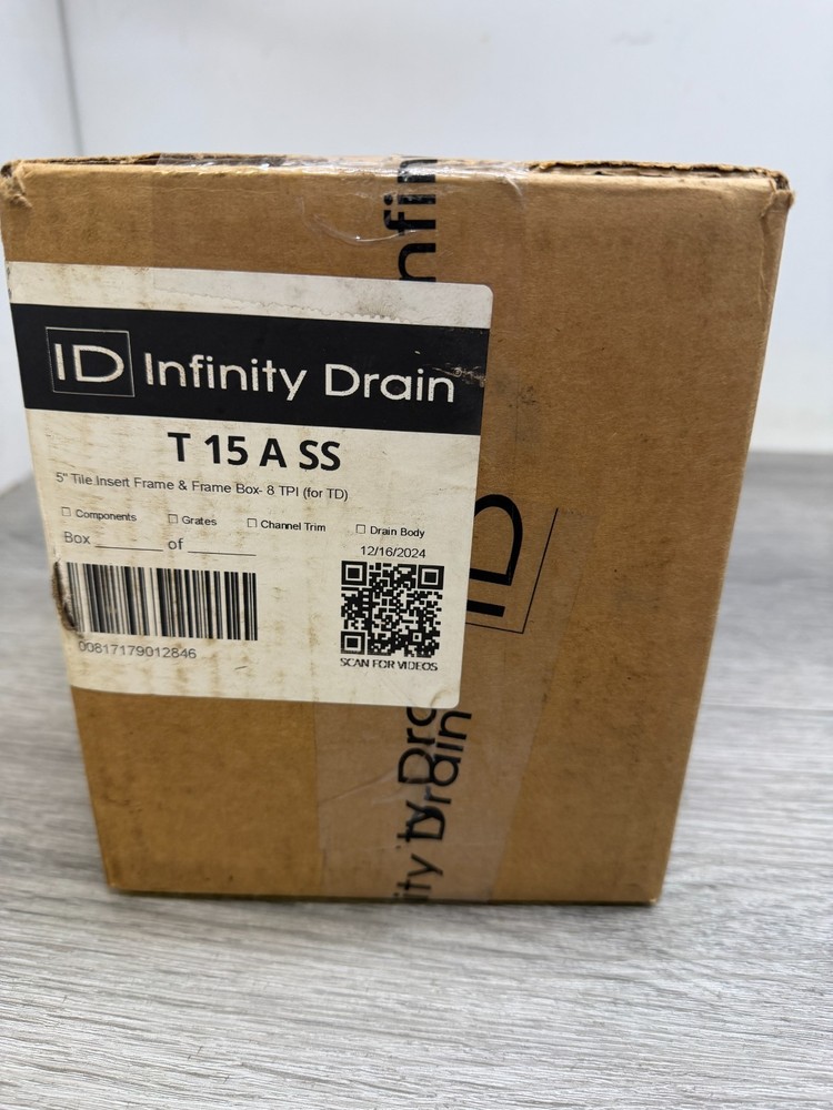 Infinity Drain® T15ASS 5" x 5" Tile Drain Strainer