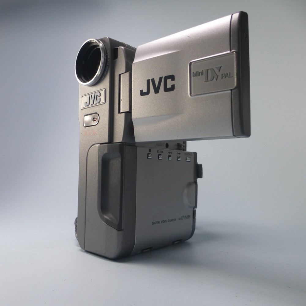 JVC GR-DVM55 Handheld MiniDV Camcorder Silver Tested
