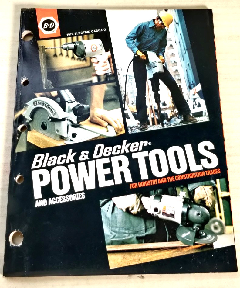 1973 BLACK & DECKER Power Tools Electrical Catalog   C1